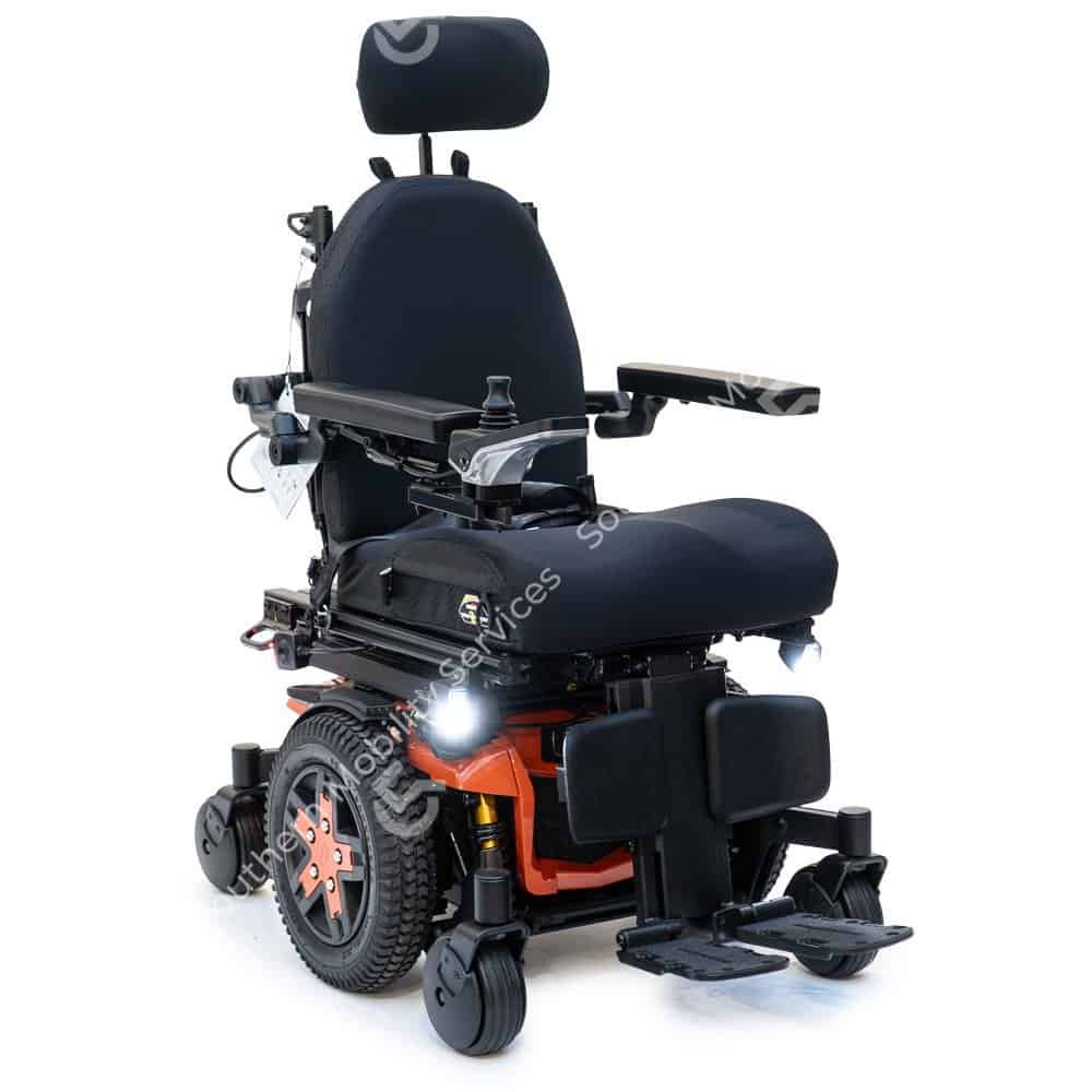 quantum edge 3 powerchair orange