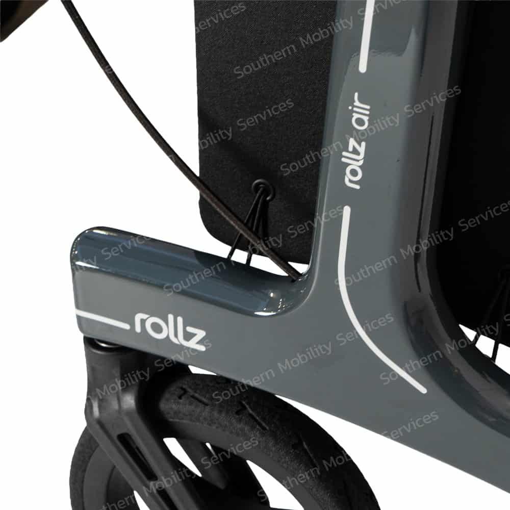 rollz air carbon 4 wheel walker logo
