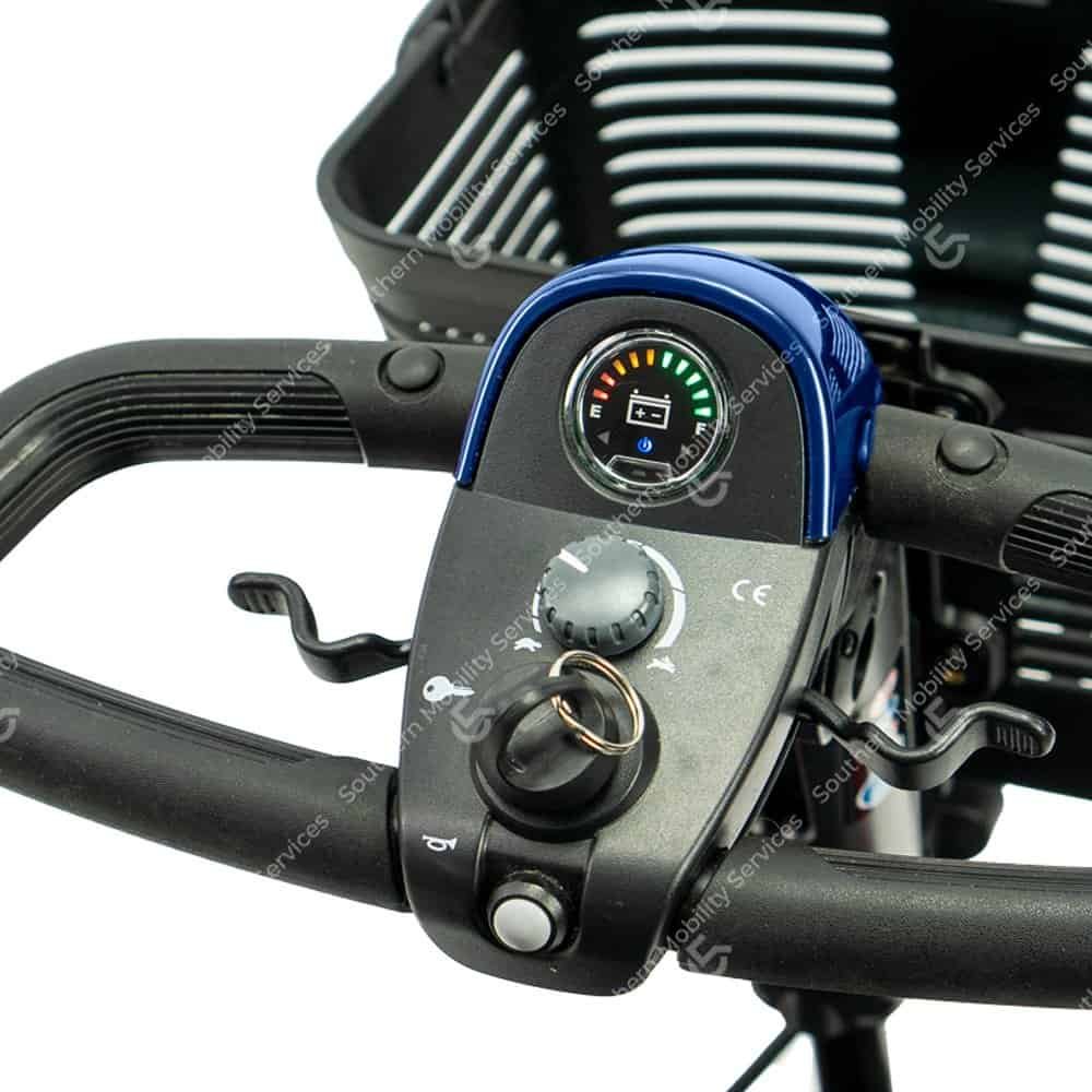 used blue pride apex portable mobility scooter andover