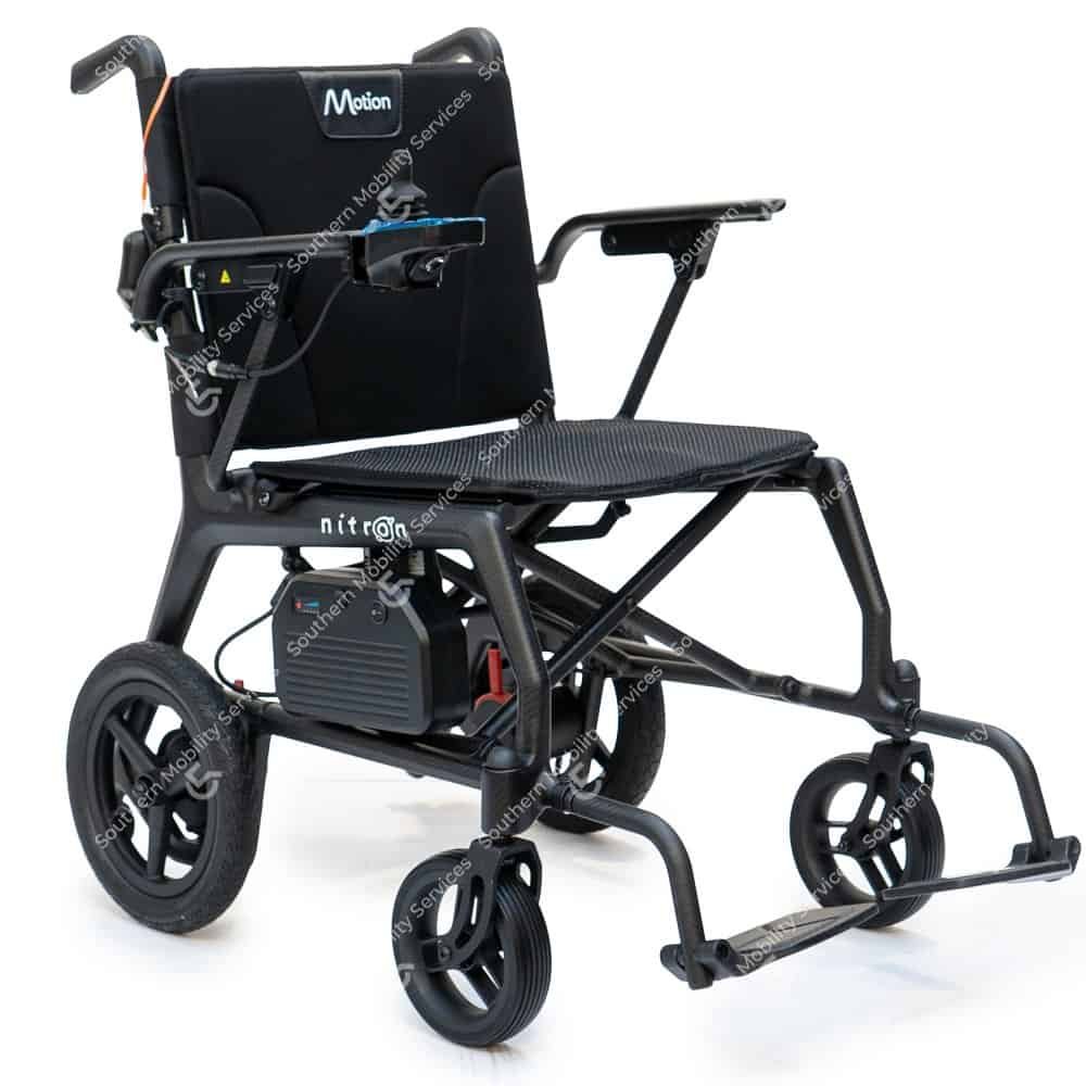 used motion nitron carbon portable powerchair