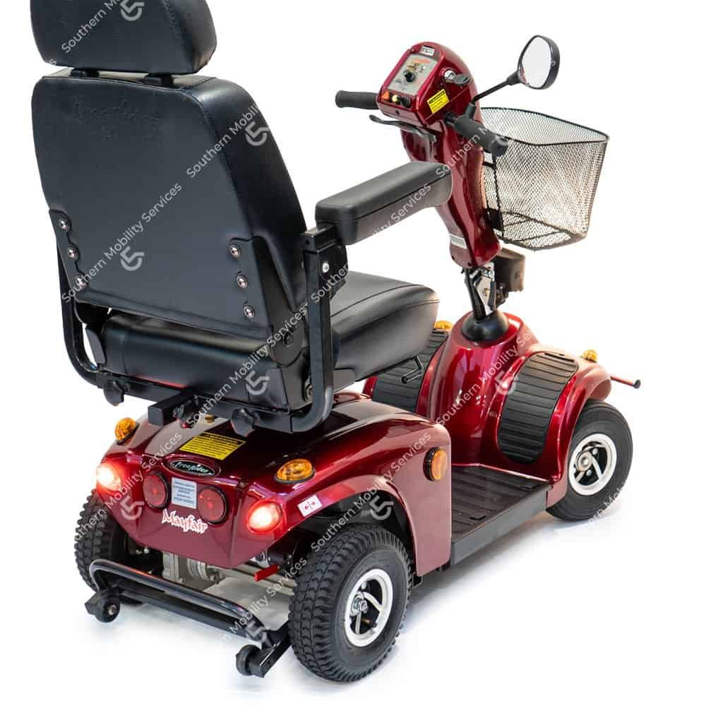 used red freerider mayfair mobility scooter andover